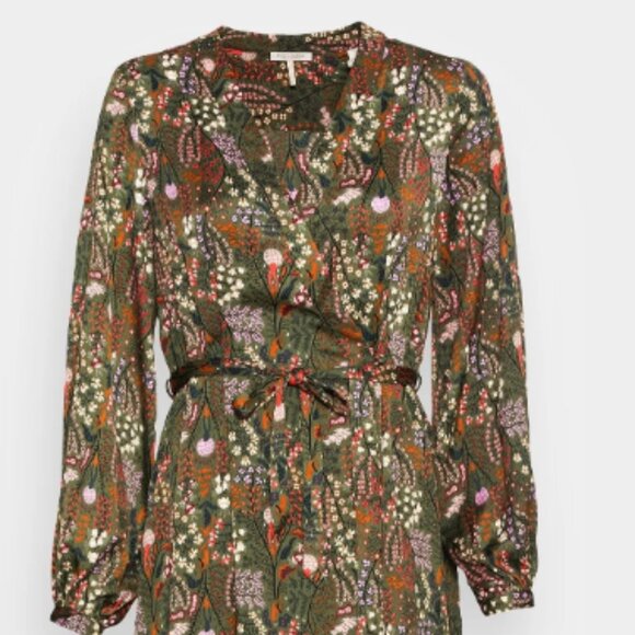 Scotch and Soda Endless Horizon Floral Wrap maxi dress - Picture 9 of 9